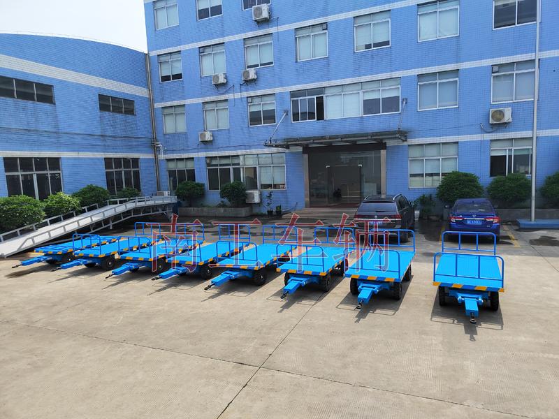 3吨无动力牵引奇异果(中国)组前后可拆护栏