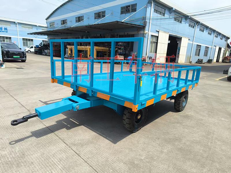 5吨下翻式护栏奇异果(中国) 牵引全挂工具拖车